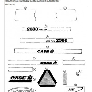 Каталог запчастин на комбайн Case 2366 Axial-Flow Кейс 2366 Аксіал-Флоу PDF