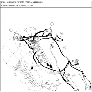 Каталог запчастин на трактор CASE STX 500 Кейс СТХ 500