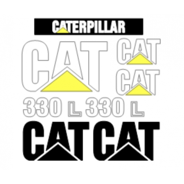 Комплект наліпок на екскаватор CAT 330 L Caterpillar
