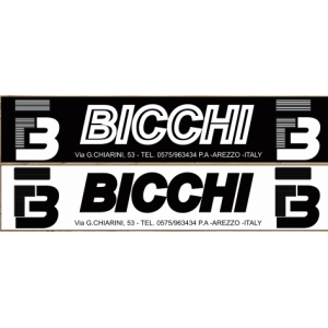 Наклейка на прицеп Bicchi
