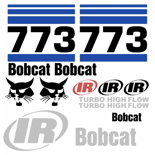 Комплект наліпок на міні-навантажувач Bobcat 773