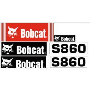 Комплект наклеек для Bobcat s860