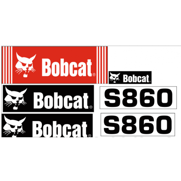 Комплект наклеек для Bobcat s860