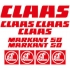 Комплект наклеек Claas markant 50