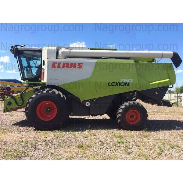 Комплект наклеек на CLAAS LEXION 760 Клаас Лексион 760 Клаас Лексіон 760