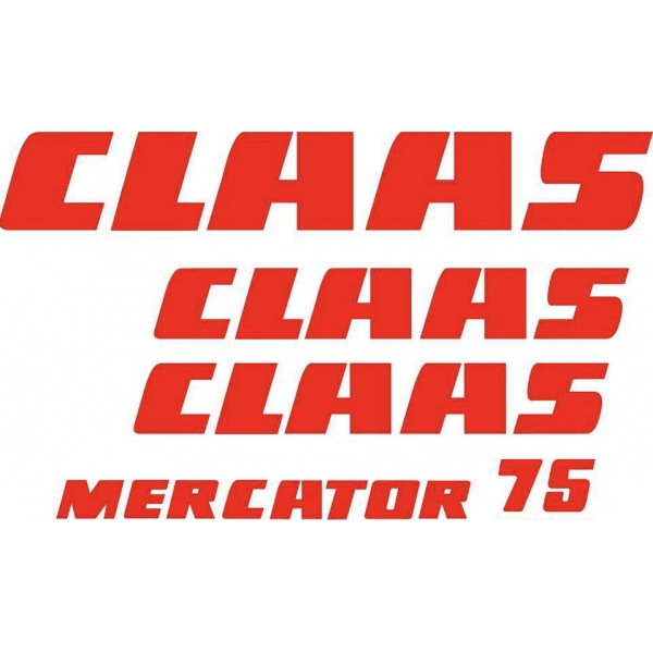 Комплект наклейок на комбайн CLAAS Mercator 75