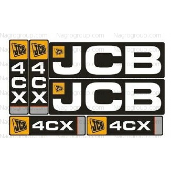 Комплект наклеек JCB 4 CX