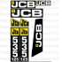 Комплект наклеек на ДжиСиБи ДжіСіБі JCB 535-125