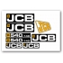 Комплект наклейок на телескопічний навантажувач JCB 540-140