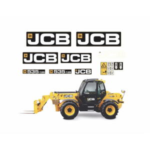 Комплект наклейок на телескопічний навантажувач JCB 535-125 ДжіСіБі 535-125