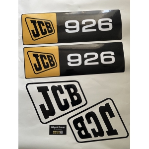 Наклейки на навантажувач JCB 926 Decals комплект наклейок