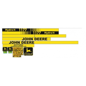 Комплект наклеек на комбайн Джон Дир Джон Дір JOHN DEERE 1177