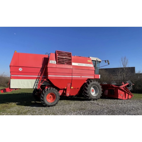 Комплект наклейок на комбайн Massey Ferguson 34