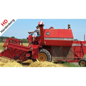 Комплект наклейок на комбайн Massey Ferguson 186