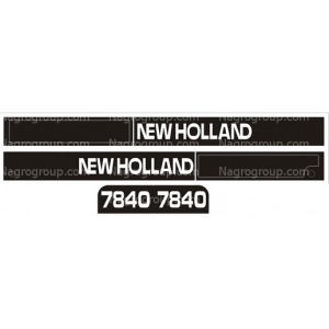 Комплект наклейок натрактор NewHollad 7840 Нью Холланд