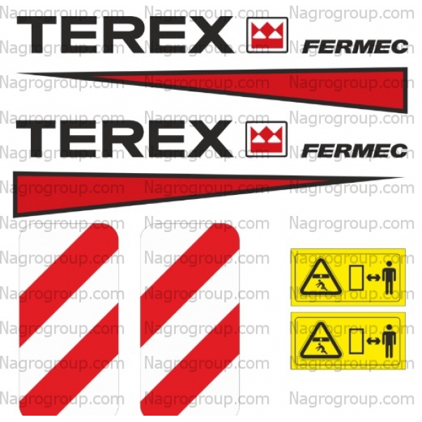 Комплект наклеек Terex